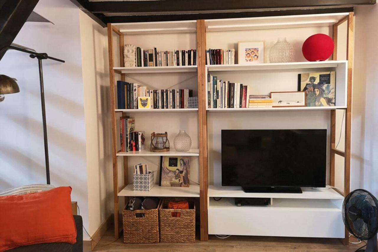 Ferienwohnung Authentic Loft With Mezzanine & Exposed Stones Heart Of Lyon Exterior foto